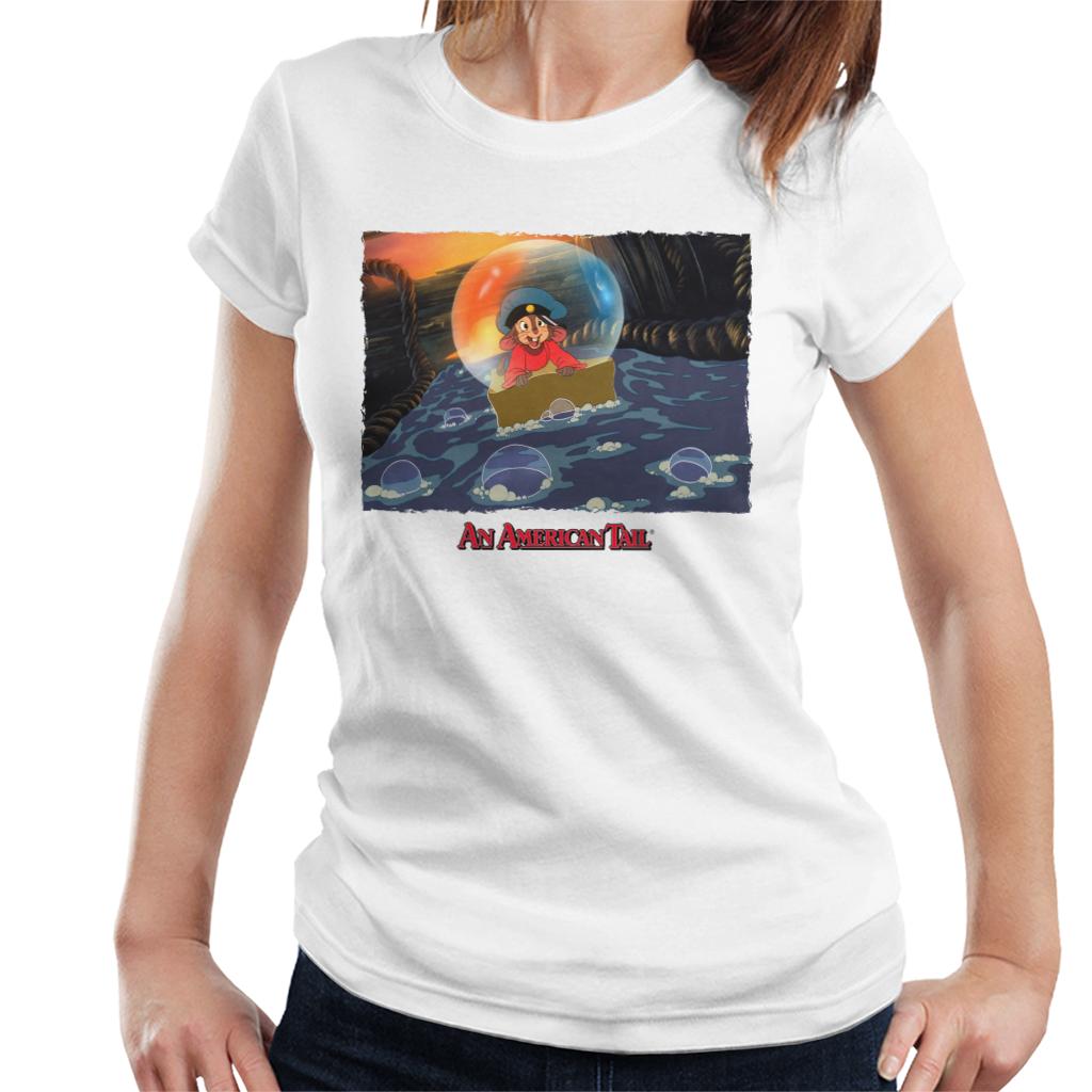 AN AMERICAN TAIL Fievel Mousekewitz Stuck In A Bubble Women S T Shirt